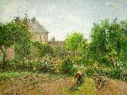 Camille Pissaro The Artist's Garden at Eragny China oil painting reproduction